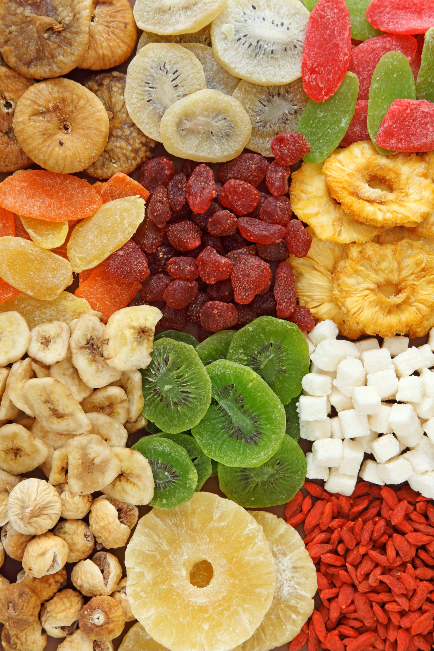 top view of variety of dried fruits royalty free image 151531351 1533134365